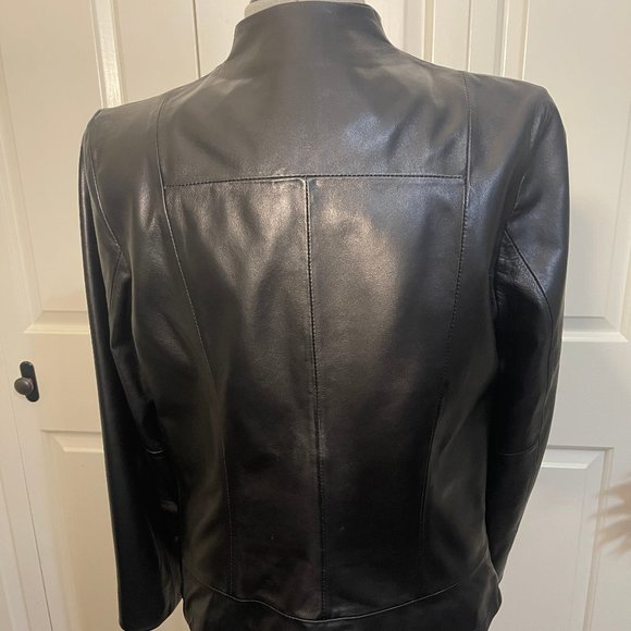 Kenneth Cole Leather Jacket - Picture 2 of 3